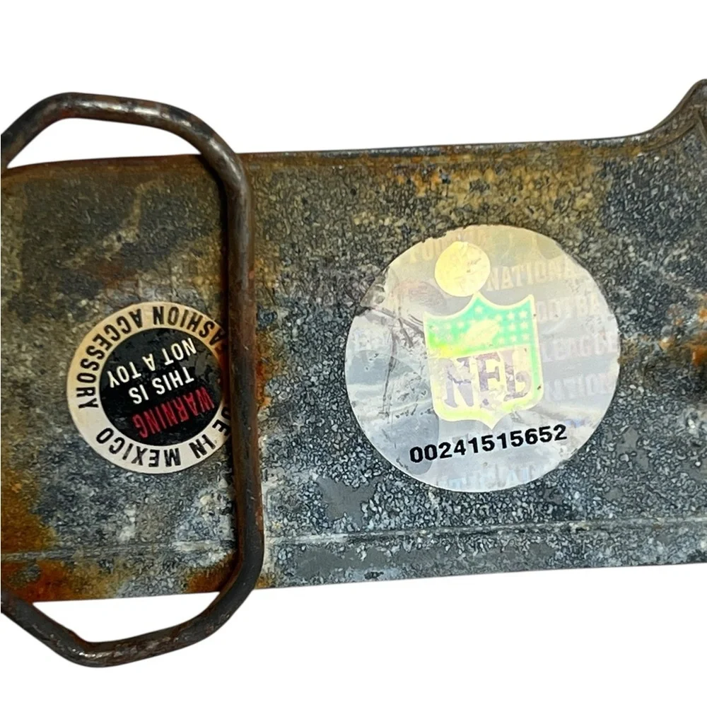 Vintage NFL Officially Licensed Seattle Seahawks Enamel Belt Buckle